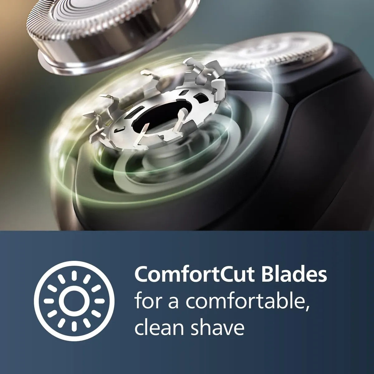 Afeitadora Eléctrica Philips Norelco Shaver 1100 Serie 1100 | Seco | 27 Cuchillas Autoafilables | Negro (110V)