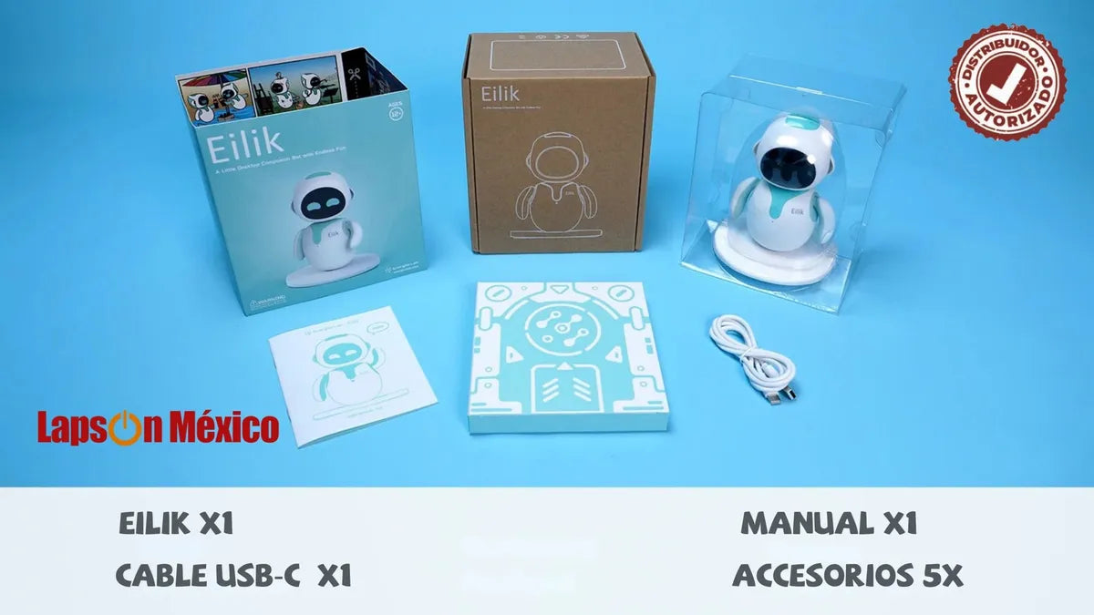 Robot Mascota Energize Lab Eilik Interactivo Táctil -pink Ei