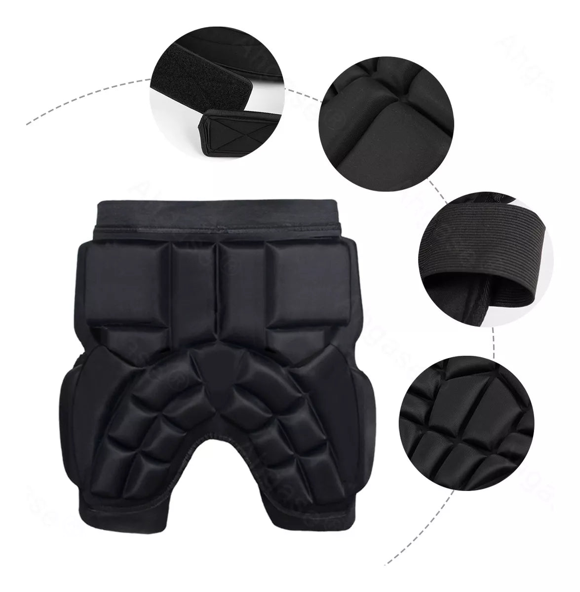 Pantalones Protección Cadera Eva Anticaída, Esquí / Patinaje