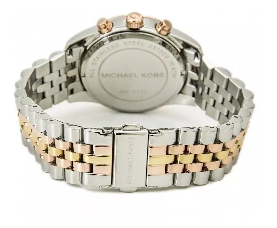 Reloj Michael Kors Clásico Mk5955 De Acero Inox. Para Mujer