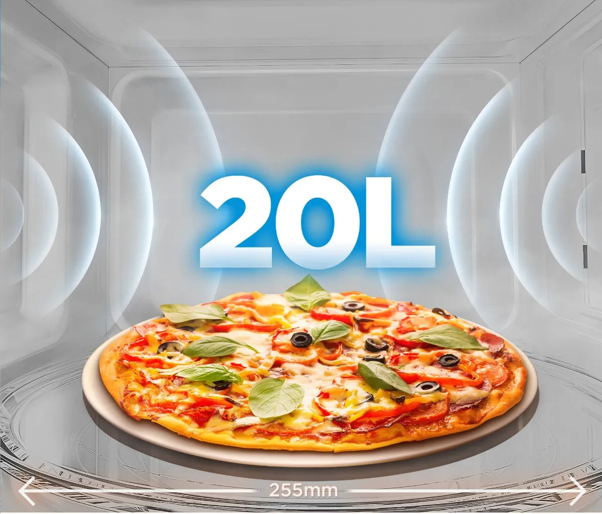 Horno Microondas 20 Litros Midea Mmp-20NCJ9