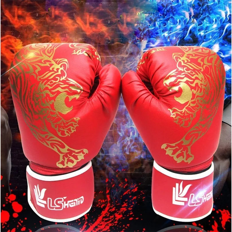 Guantes De Box - Kick Boxing Asiana Color Rojo