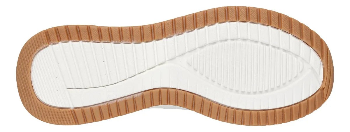 Zapatilla Hombre Slipins Bobs Sport Squad Blanco Skechers