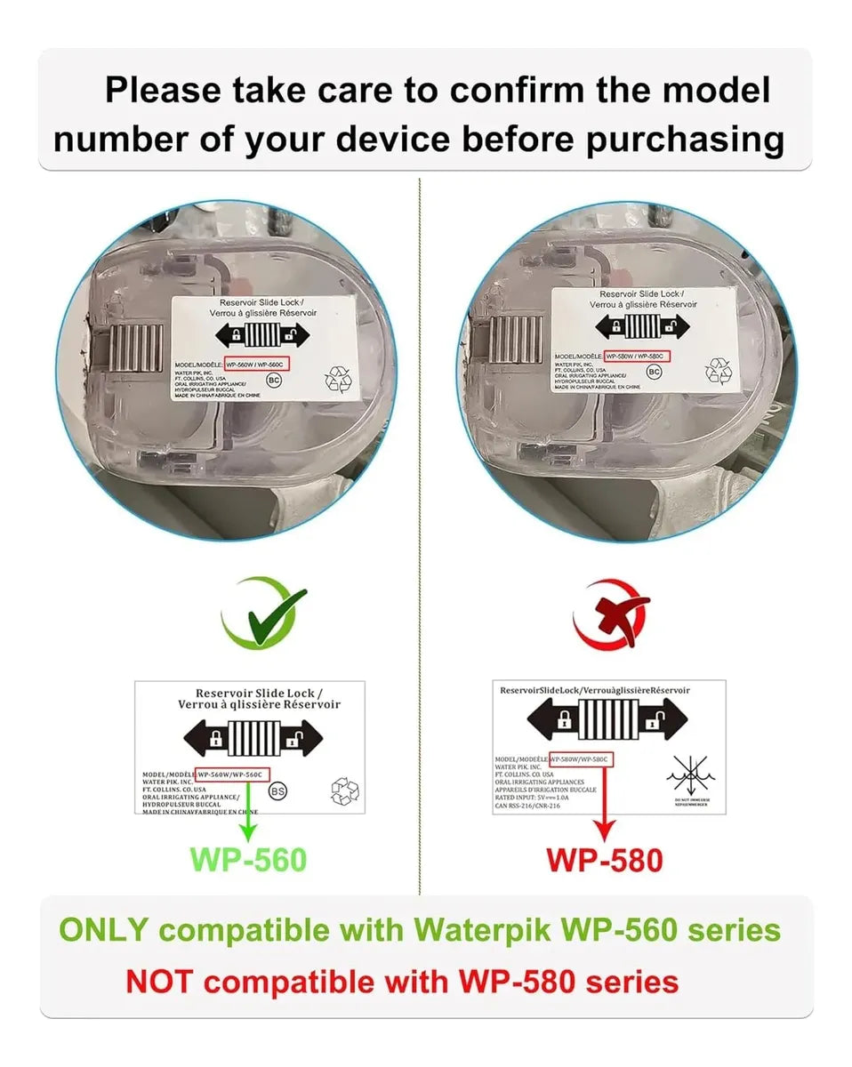 Cargador Magnético VHBW para Waterpik WP-560, WP-562, WP-563, WP-567 y WP-569