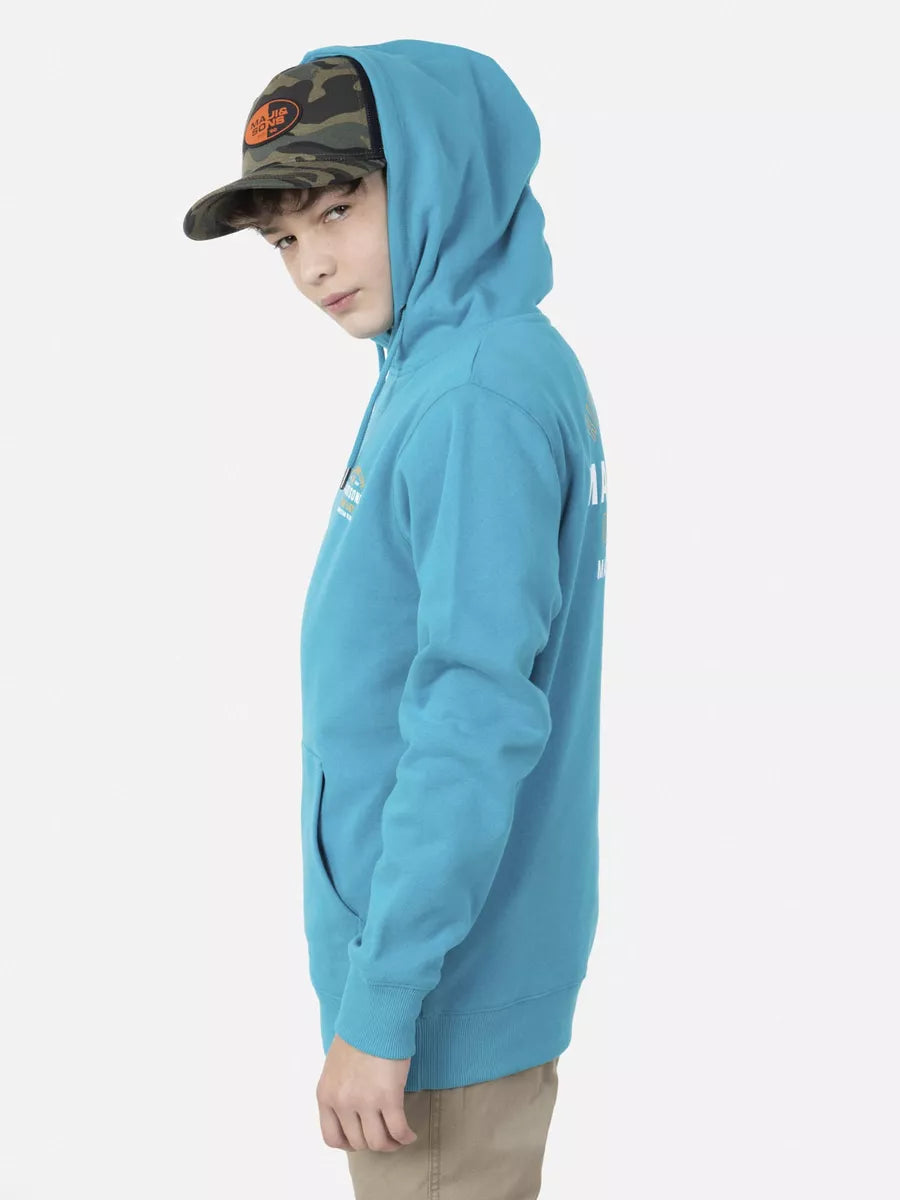 Poleron R.y.l. Surf Juvenil Azul Petróleo Maui And Sons