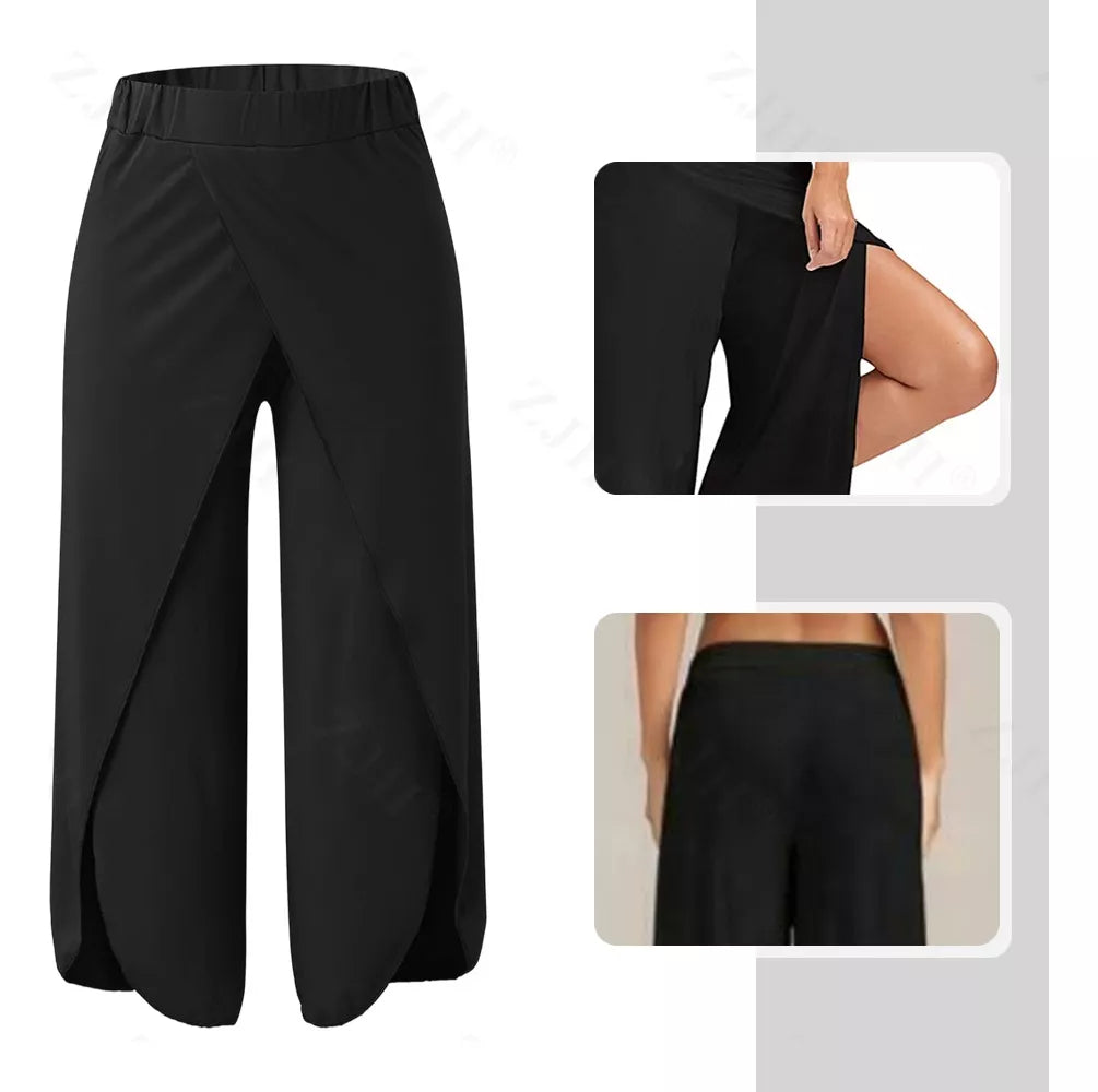 Pantalón Ancho De Pierna Para Mujer
