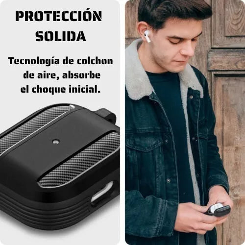 Funda Silicona Rigida Wiwu Para AirPods 3 Gen + 6 Accesorios