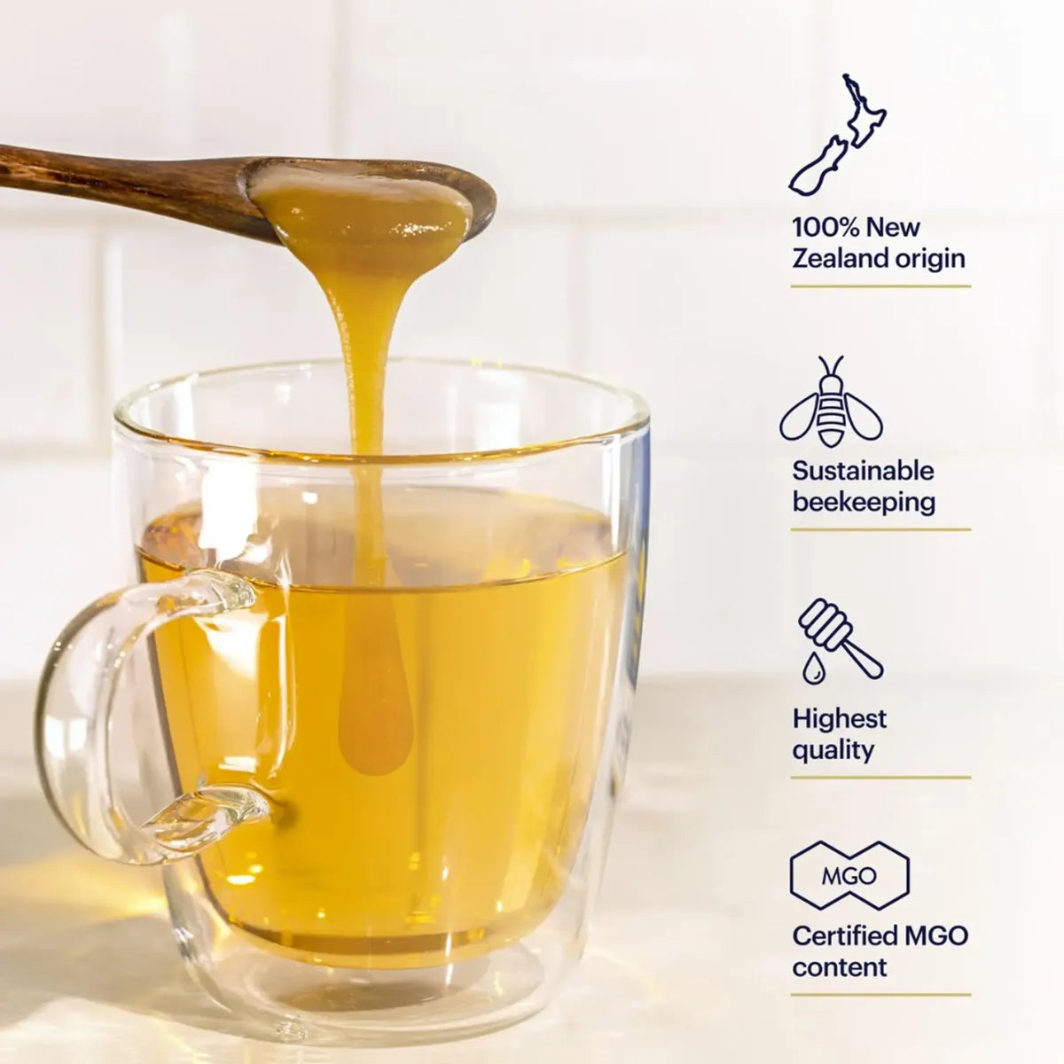 Manuka Health, Miel de manuka cruda, UMF 6+™, MGO +115, 250 g (8,8 oz)
