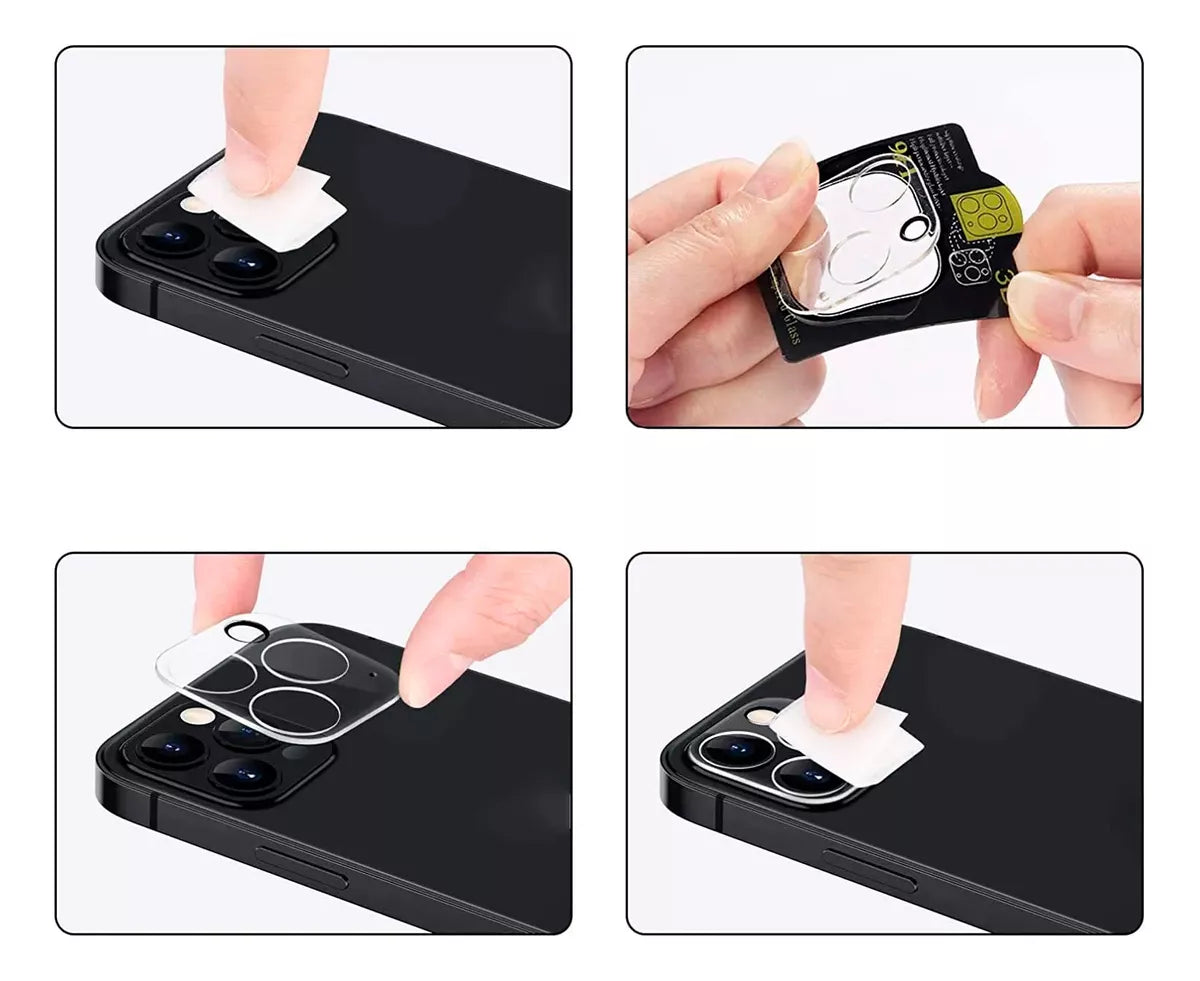 Lamina Protectora De Cámara Para iPhone Varios Modelos