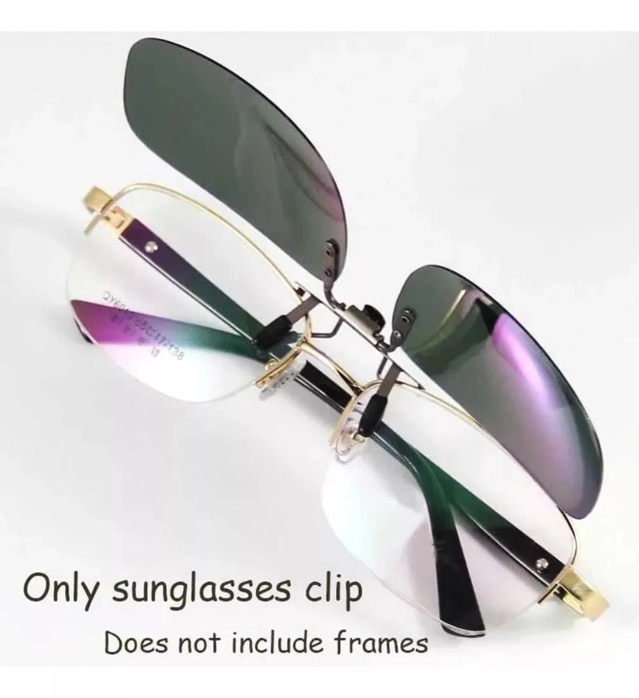 Lentes Sobrepuestos Clip Visión Nocturna, Para Lentes Optico