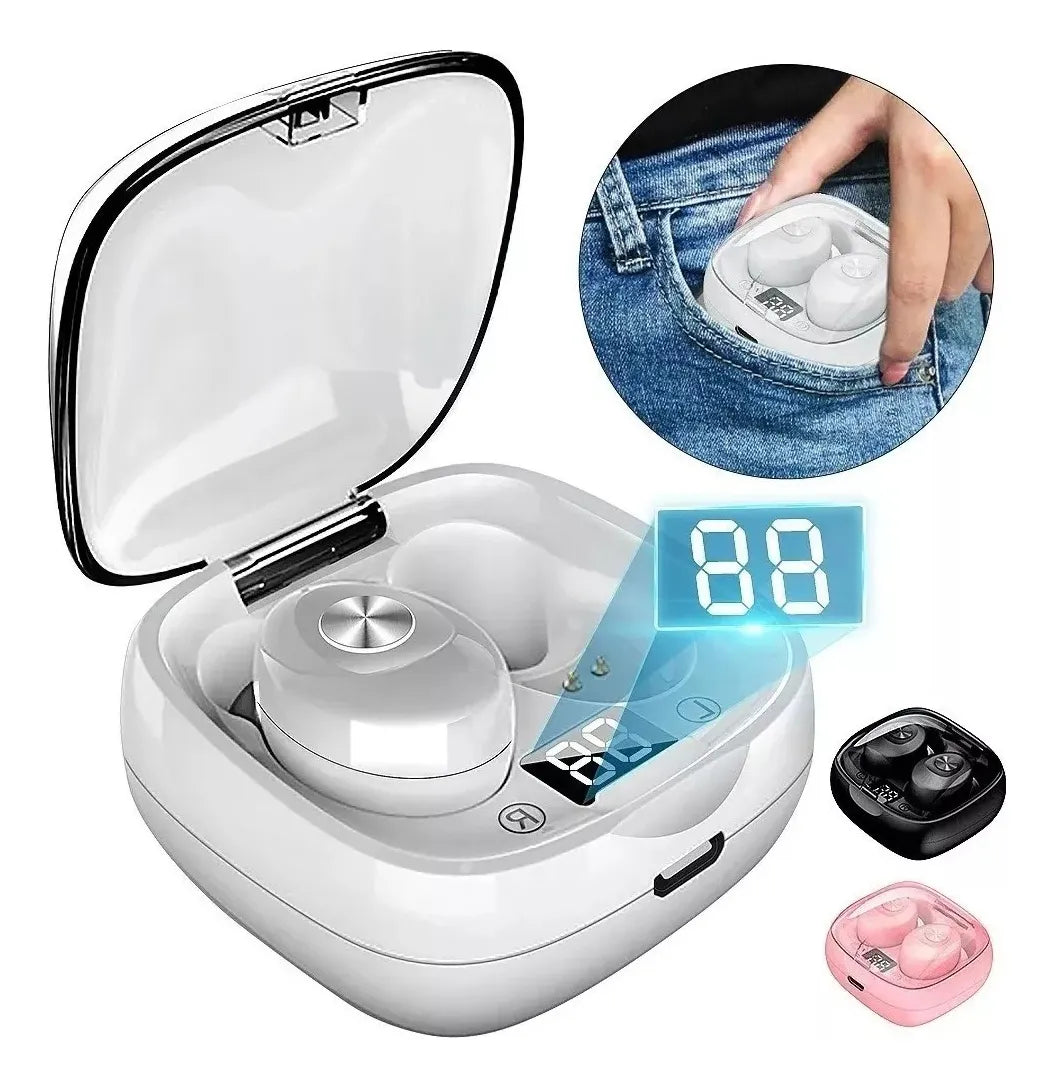 Auricular in-ear gamer inalámbrico XG-8 XG-8 blanco con luz LED