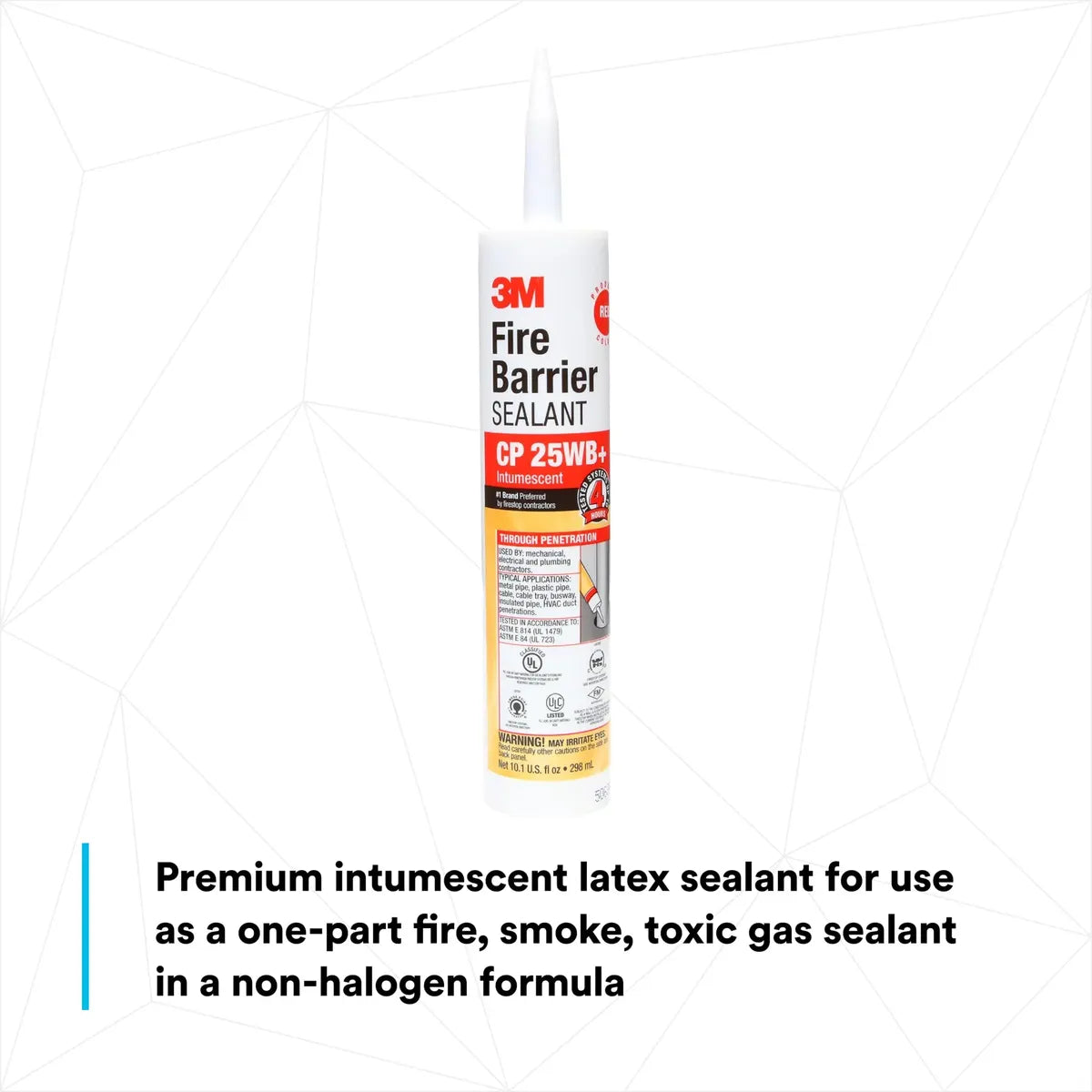 3M Fire Barrier Sealant CP 25WB+ – Sellador Cortafuego Intumescente 300 ml