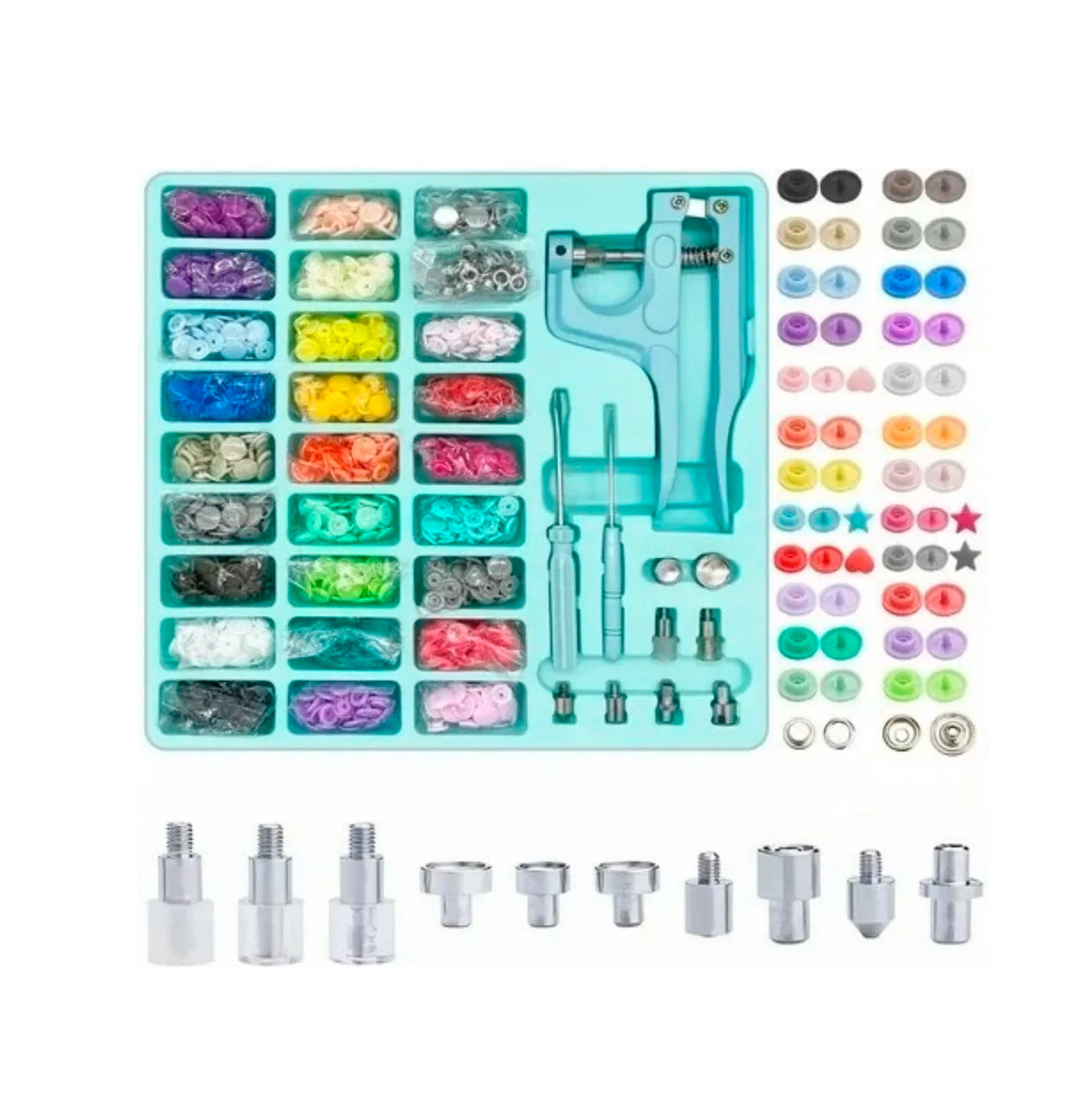 Pinza Remachadora Para Broches Plasticos Snap Mas 270 Broche