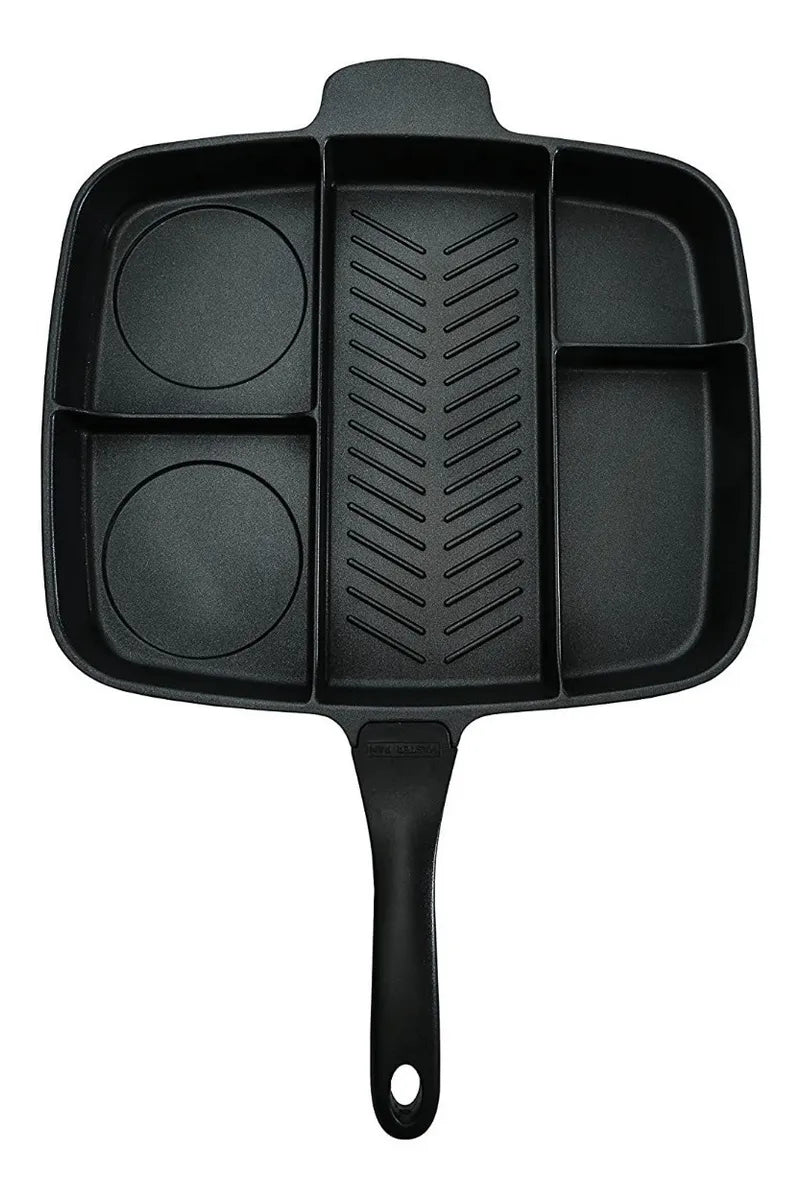 Sartén Multiuso 5 En 1 Sartenes Antiadherentes Plancha Grill