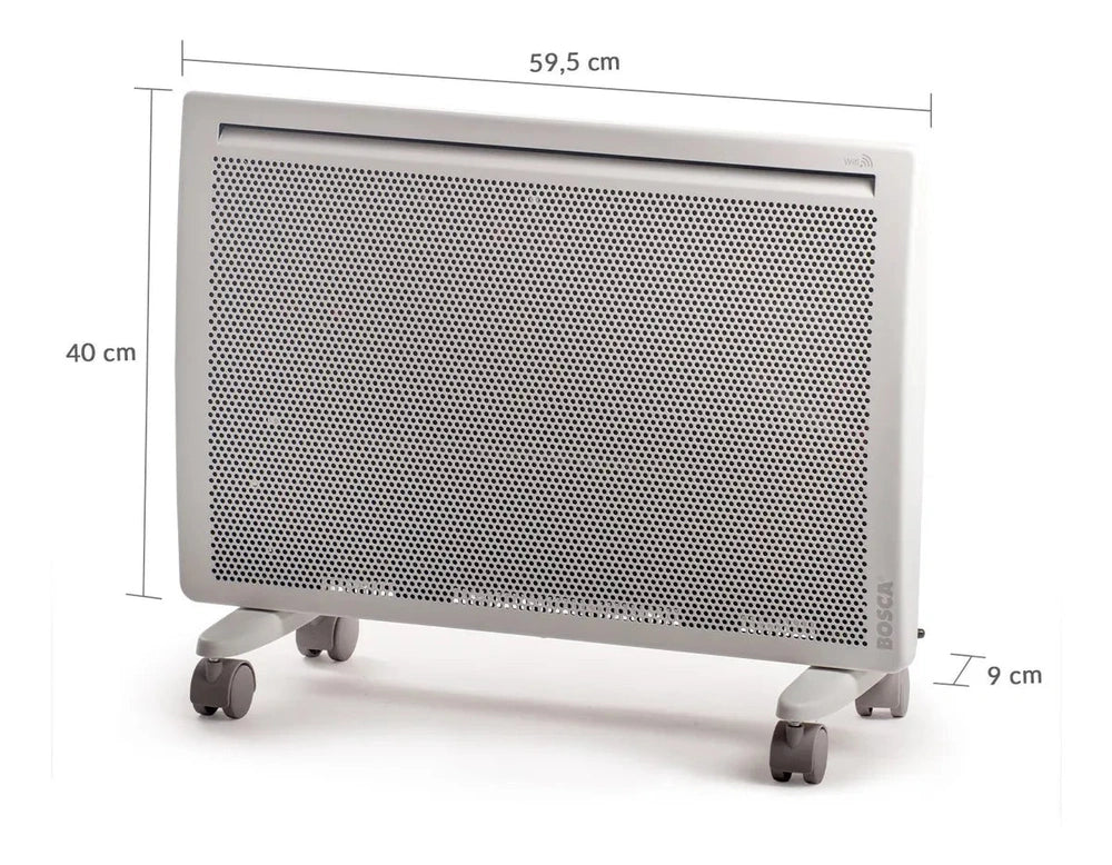 Calefactor Eléctrico Bosca Thelios Wifi 1500 Radiante Blanco