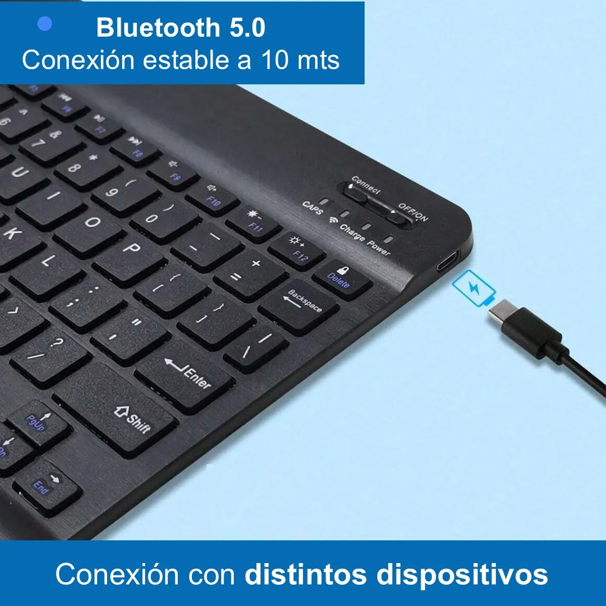 Carcasa Funda + Teclado Para iPad Air 5ma Gen 2022 iPad Air 4ta Gen 2020 Linkon 10.9" Black Air