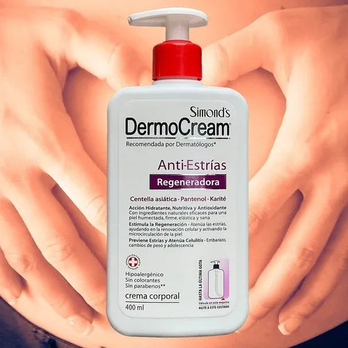 Crema Dermocream Anti Estrías Centella Asiática Y Pantenol