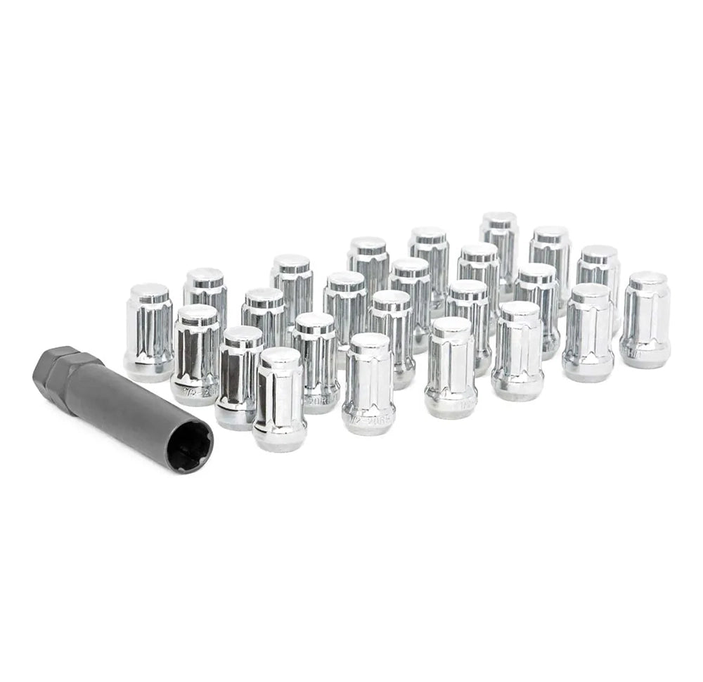 Rough Country 141524CH Juego de 24 Tuercas para Rueda M14x1.5 Cromadas