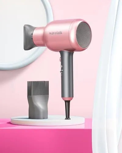 Xw Wavytalk Secador De Pelo Iónico Profesional Con Difusor 110V