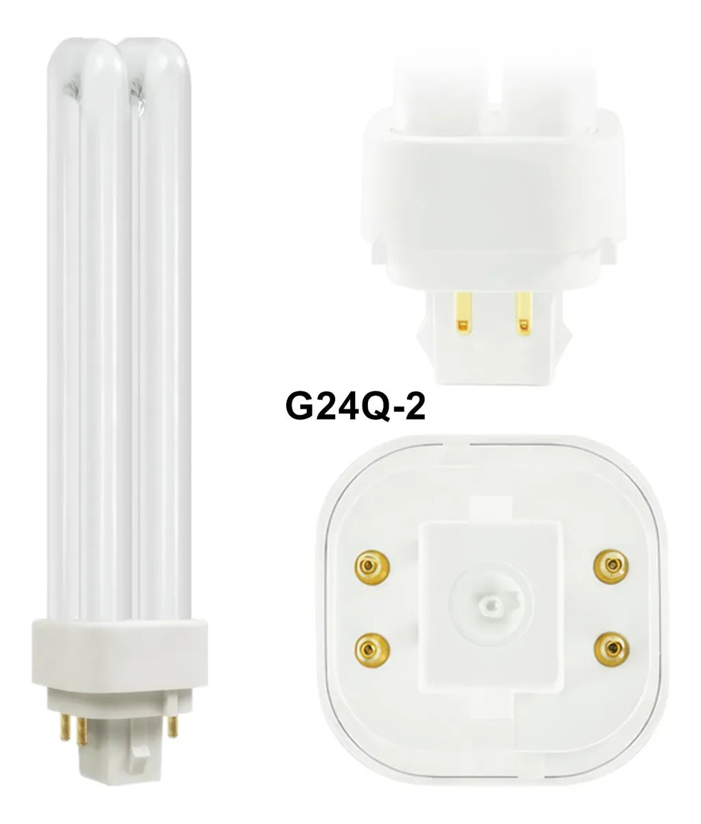 Bombilla Fluorescente Compacta Satzol Plc-18w 2700k De 4 Pin