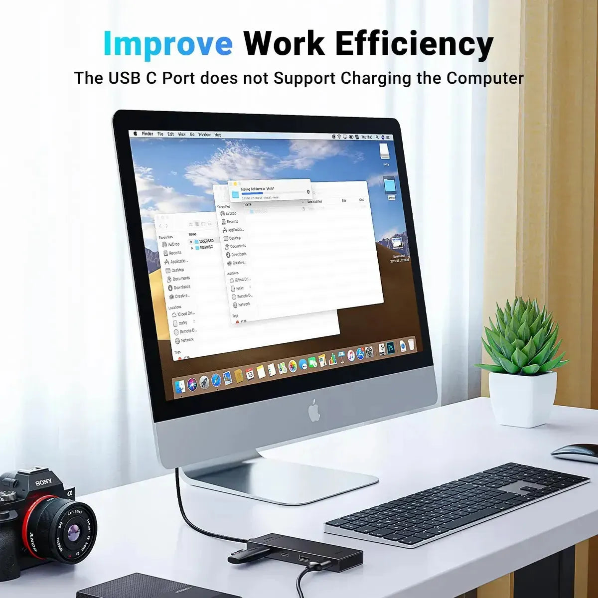 UGREEN CM806 Hub USB-C 4 Puertos USB 3.2 Gen 2 10Gbps – 2 USB-C + 2 USB-A