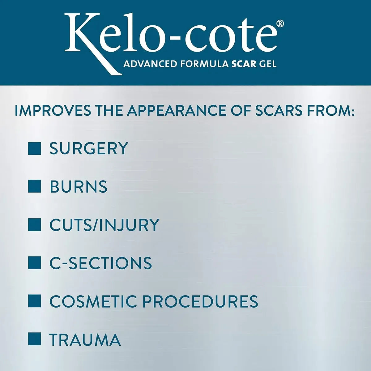 Kelo-Cote Advanced Formula Gel para Cicatrices 10 g – Embalaje Dañado