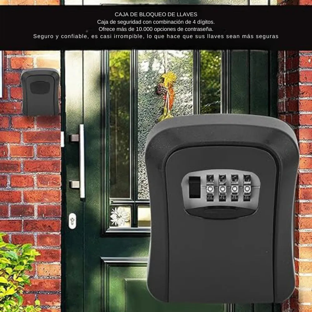 Caja Fuerte Guarda Valores Llaves Con Combinación Exterior