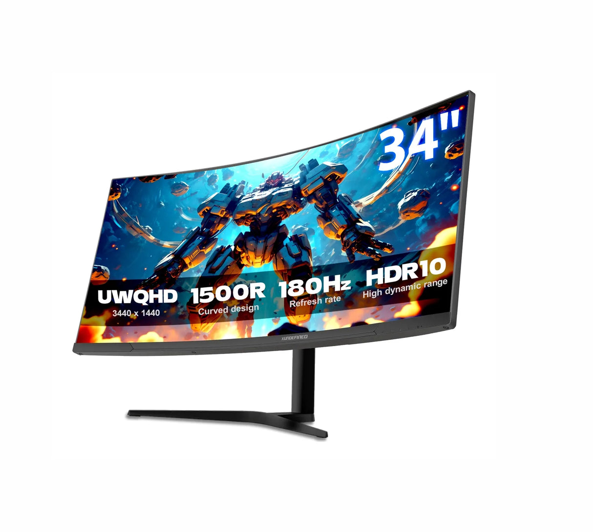 Monitor Gamer Curvo Ultra Wide Xundefined 34 4k Bocina 180hz