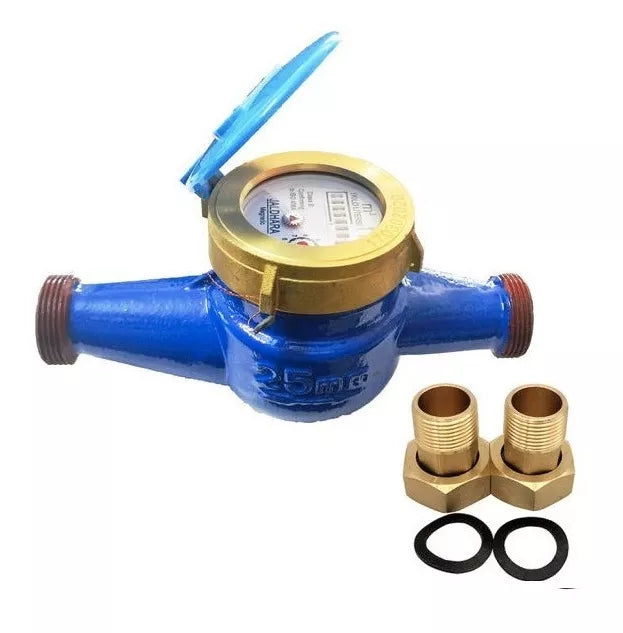 Medidor Remarcador De Agua Terminales De Conexión 1 Pulgada