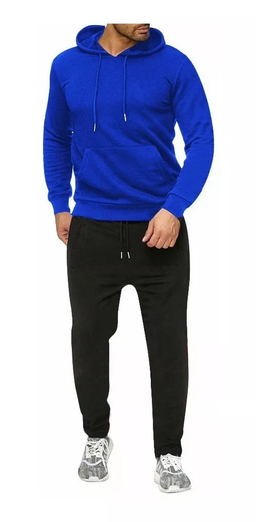Chándal Para Hombre De 2 Piezas Con Capucha, Trajes Casuales