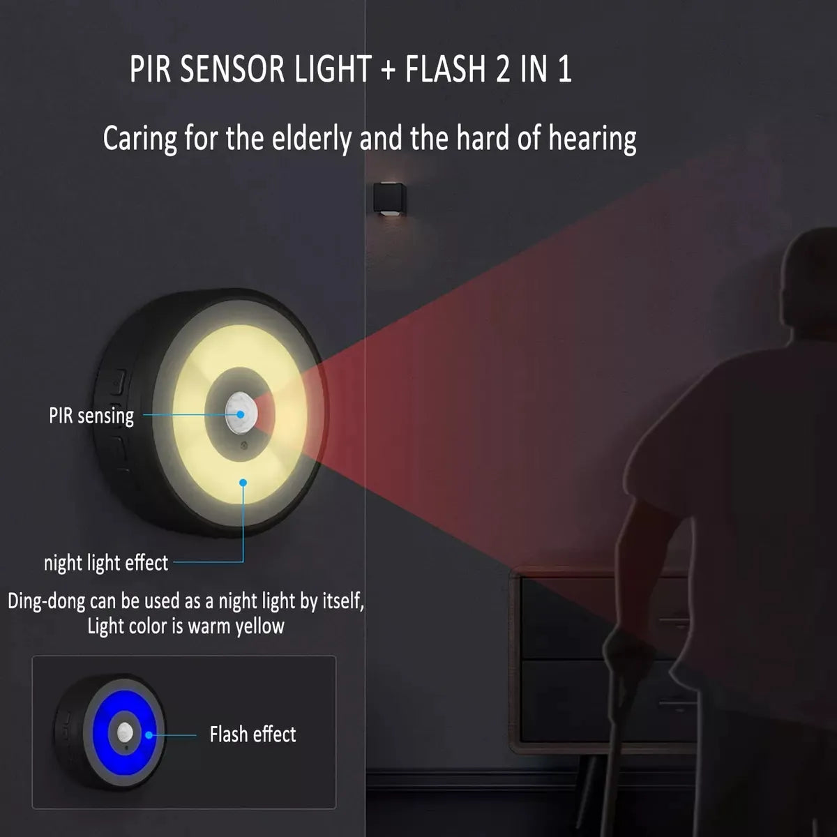 Timbre Inalámbrico Inteligente Con Cámara Wifi Impermeable