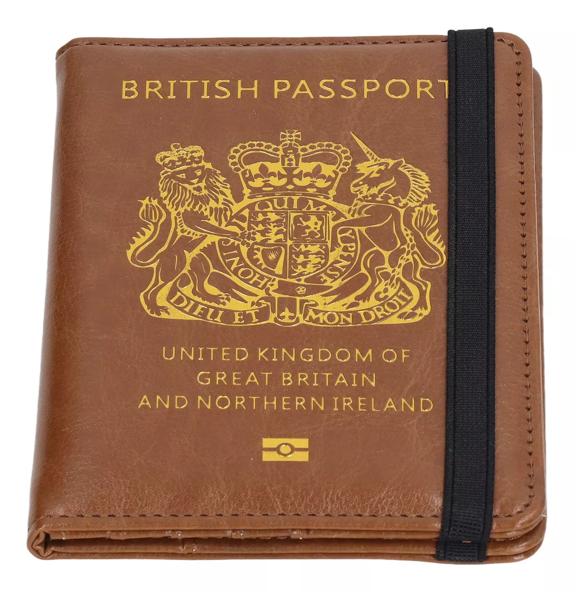 Funda Para Pasaporte Del Reino Unido, Tarjetero Marrón