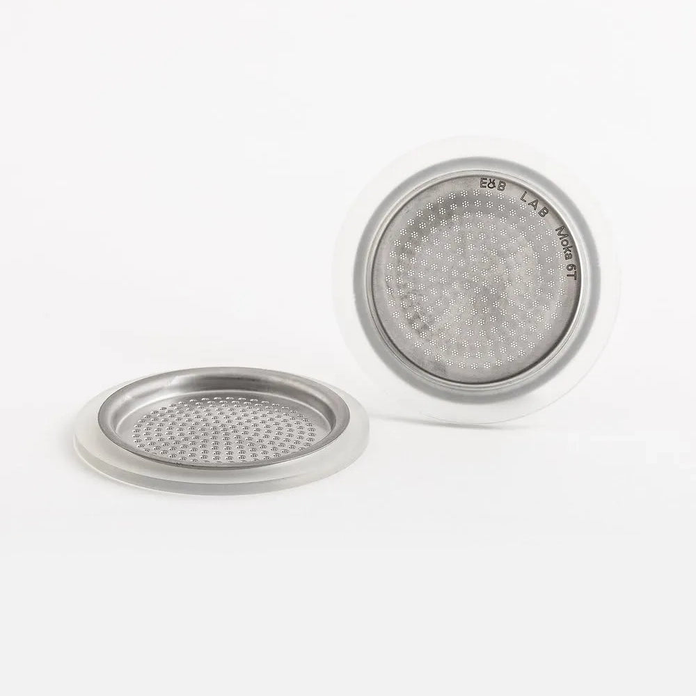 Filtro Moka E&B Lab by IMS Competition 6 Tazas para Bialetti – Acero Inoxidable