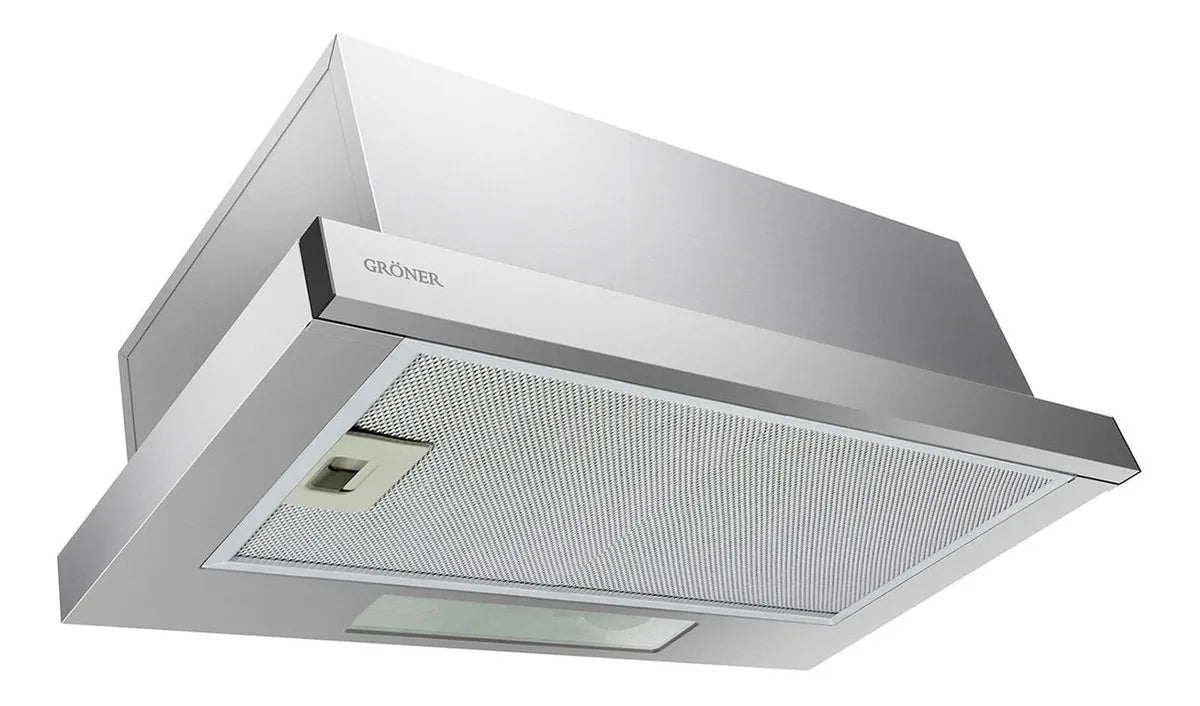 Campana Cocina Telescópica 60cm Color Plateado