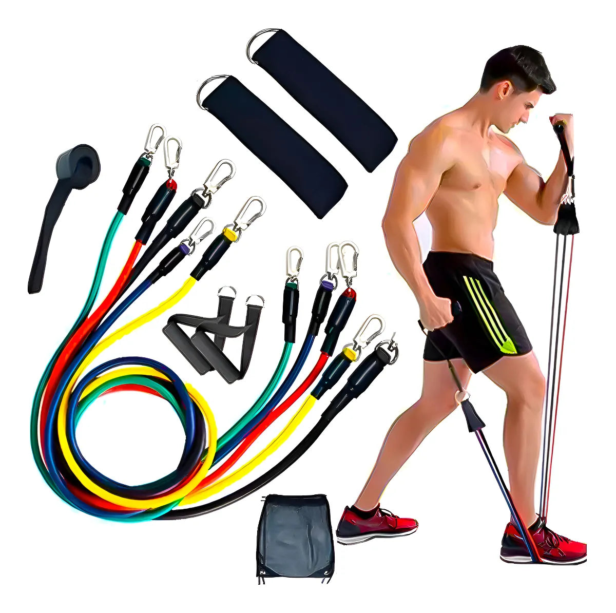 Bandas Elásticas Ejercicios Ligas De Resistencia En Casa