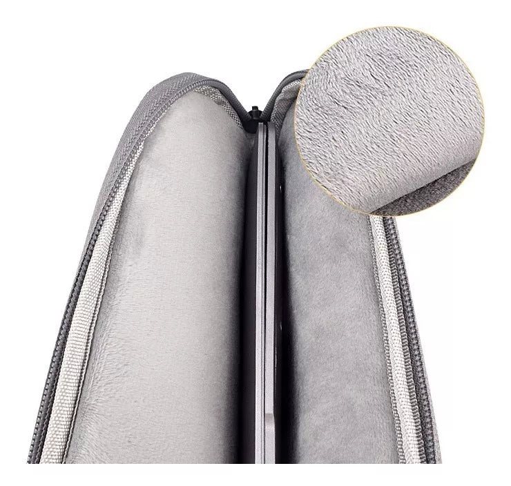 Funda Para Notebook 13.3 Con Cierre, Asa Y Bolsillo