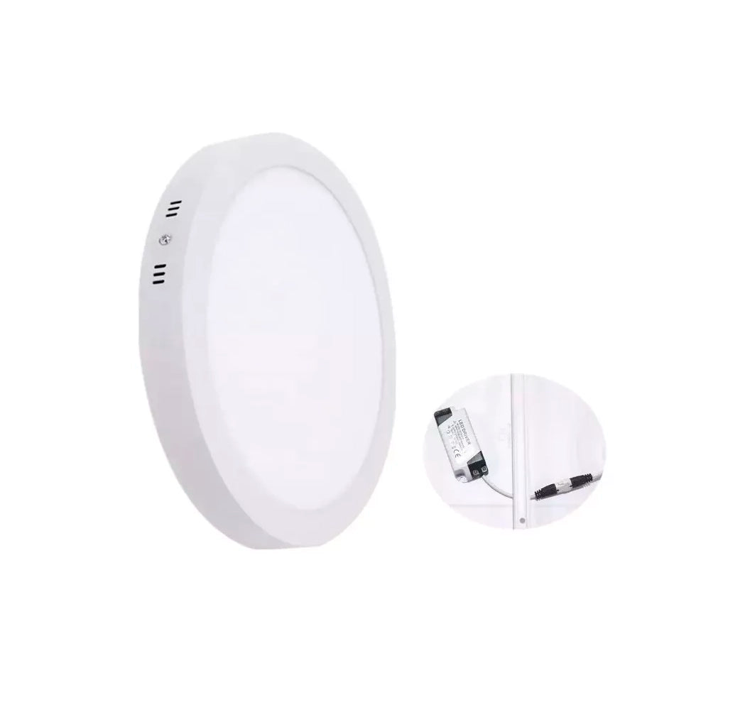 Foco Led panel redondo Sobrepuesto 24w