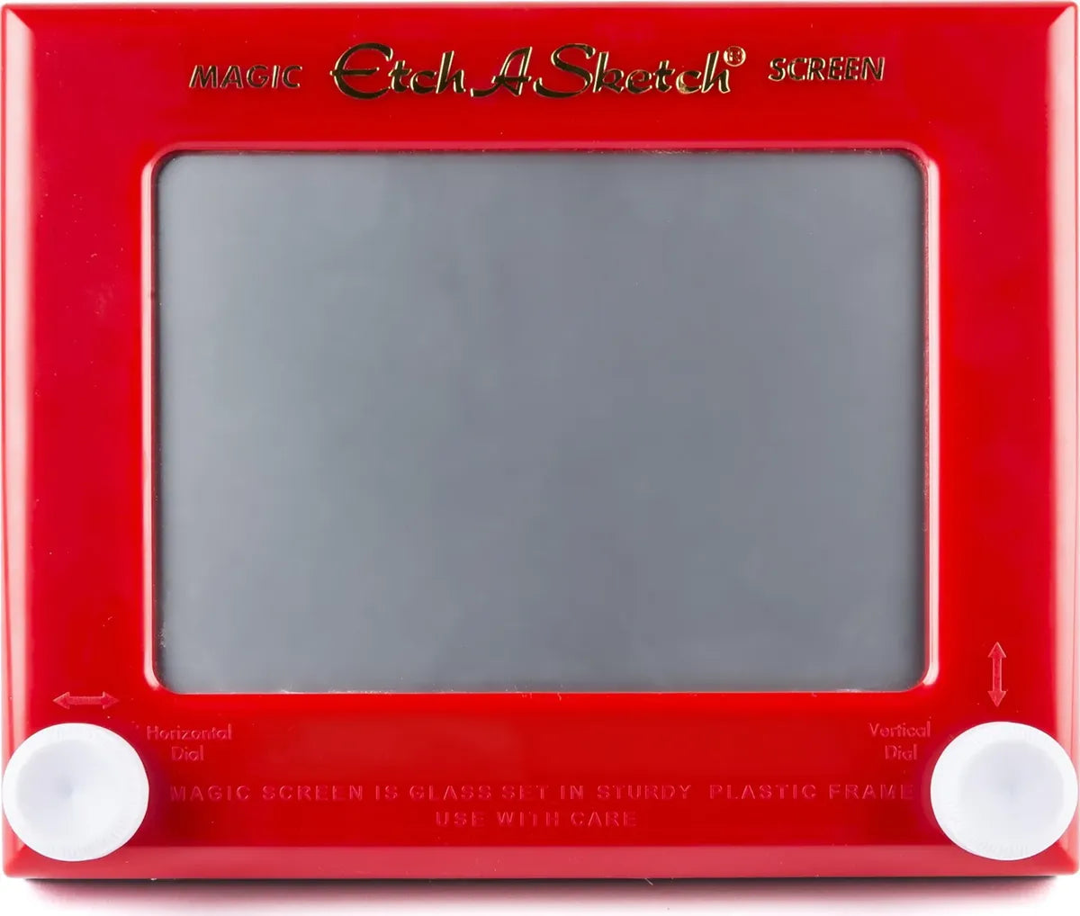 Etch A Sketch Classic Red – Juguete Clásico de Dibujo con Pantalla Mágica