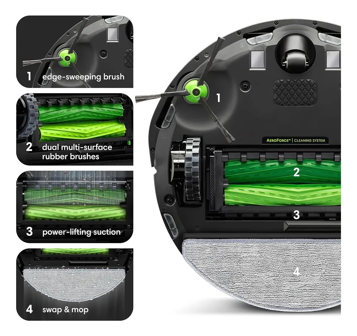 iRobot Roomba Combo j5 | Robot Aspirador y Fregador Inteligente