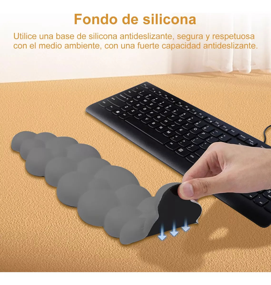 3 Pcs Mouse Pad Gel Ergonomico Wrist Support Nubes
