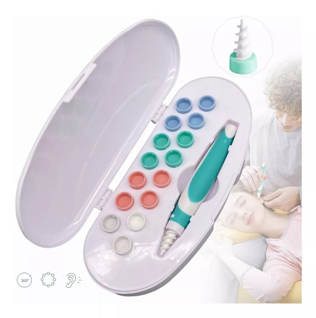 Limpiador De Oídos Removedor De Cerilla Con 16 Punta Espiral