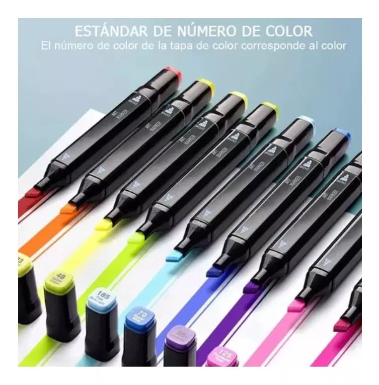 Kit 80 Lápices Marcadores Rotuladores Permanentes