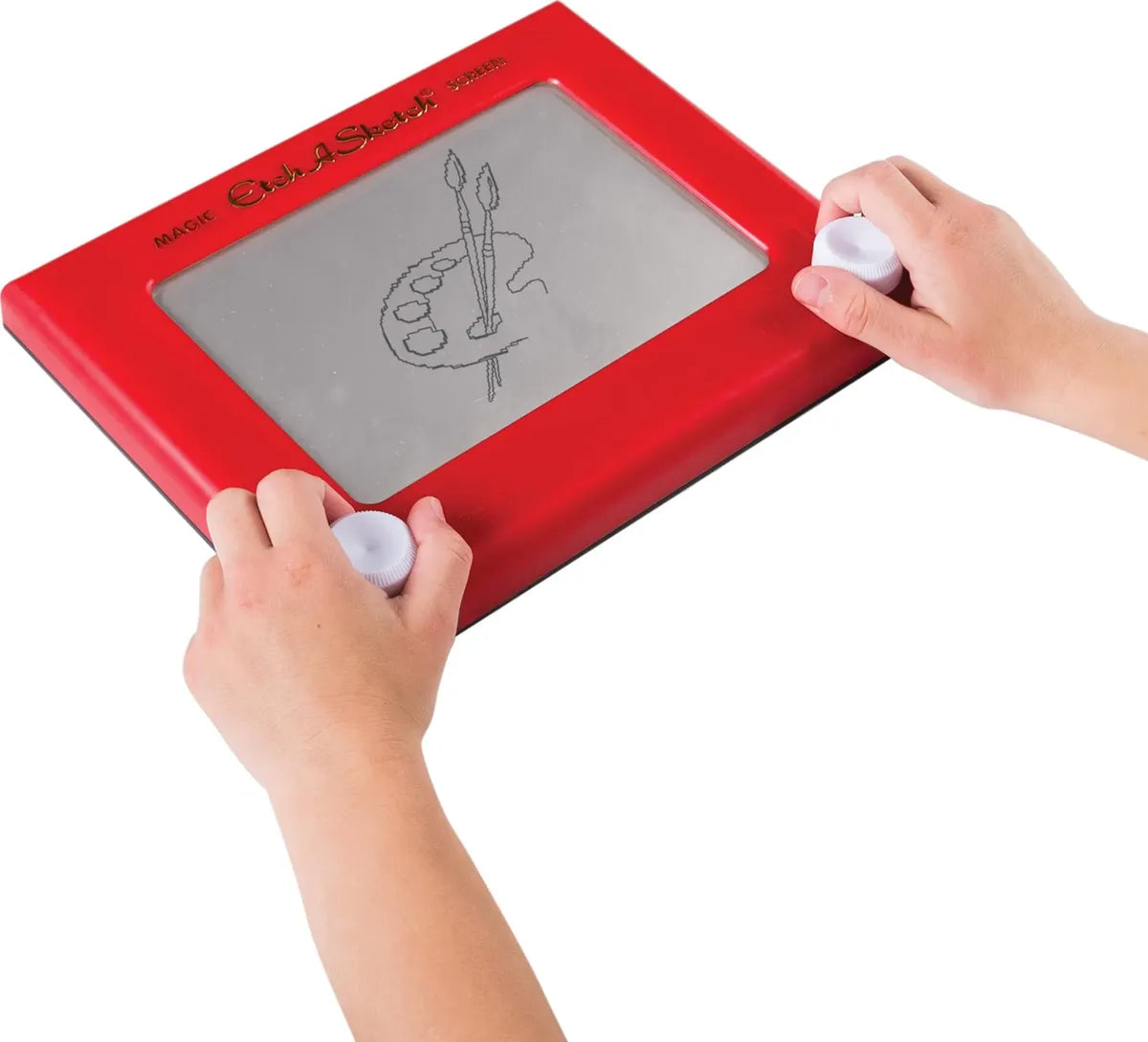 Etch A Sketch Classic Red – Juguete Clásico de Dibujo con Pantalla Mágica