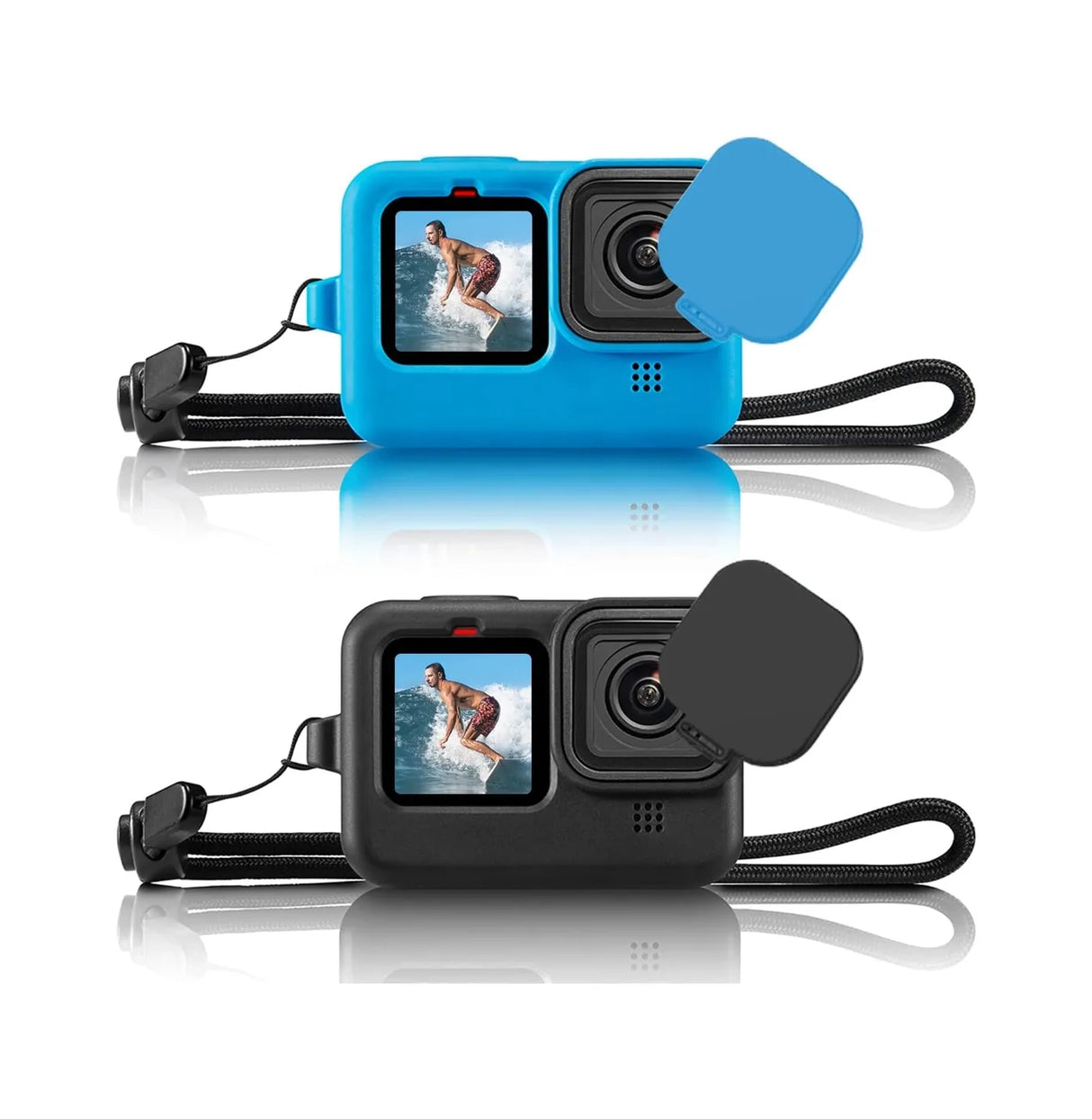 2 piezas: Fundas Protectoras Silicona Para Gopro Hero 9/10/11/12
