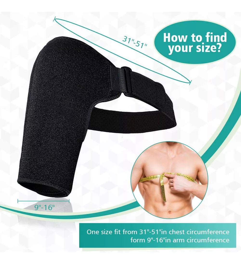 Soporte Hombro De Compresión Ajustable, Manguito Rotador