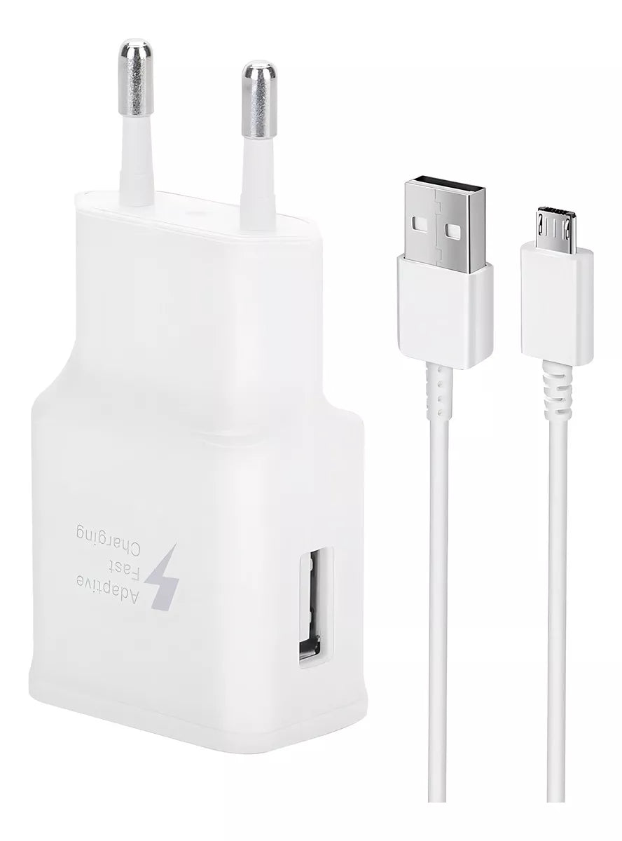 Cargador Para Samsung 15w Carga Rapida V8 Micro Usb A Usb