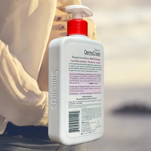 Crema Dermocream Anti Estrías Centella Asiática Y Pantenol