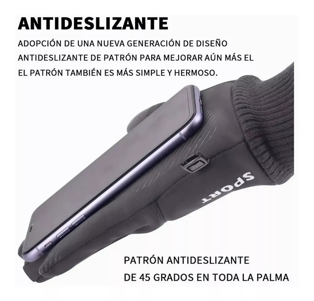 Guantes Térmicos Cálidos De Invierno, Otoño, Dedo Completo