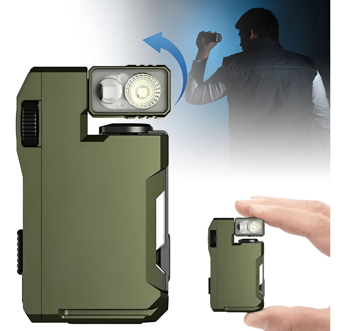 Lámpara Led Recargable Portátil Mini Linterna Potente