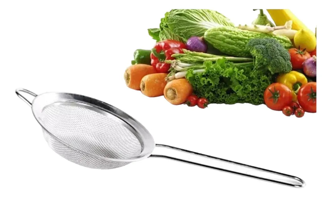 Set 3 Coladores Acero Inoxidable 10, 8,5, 7cm